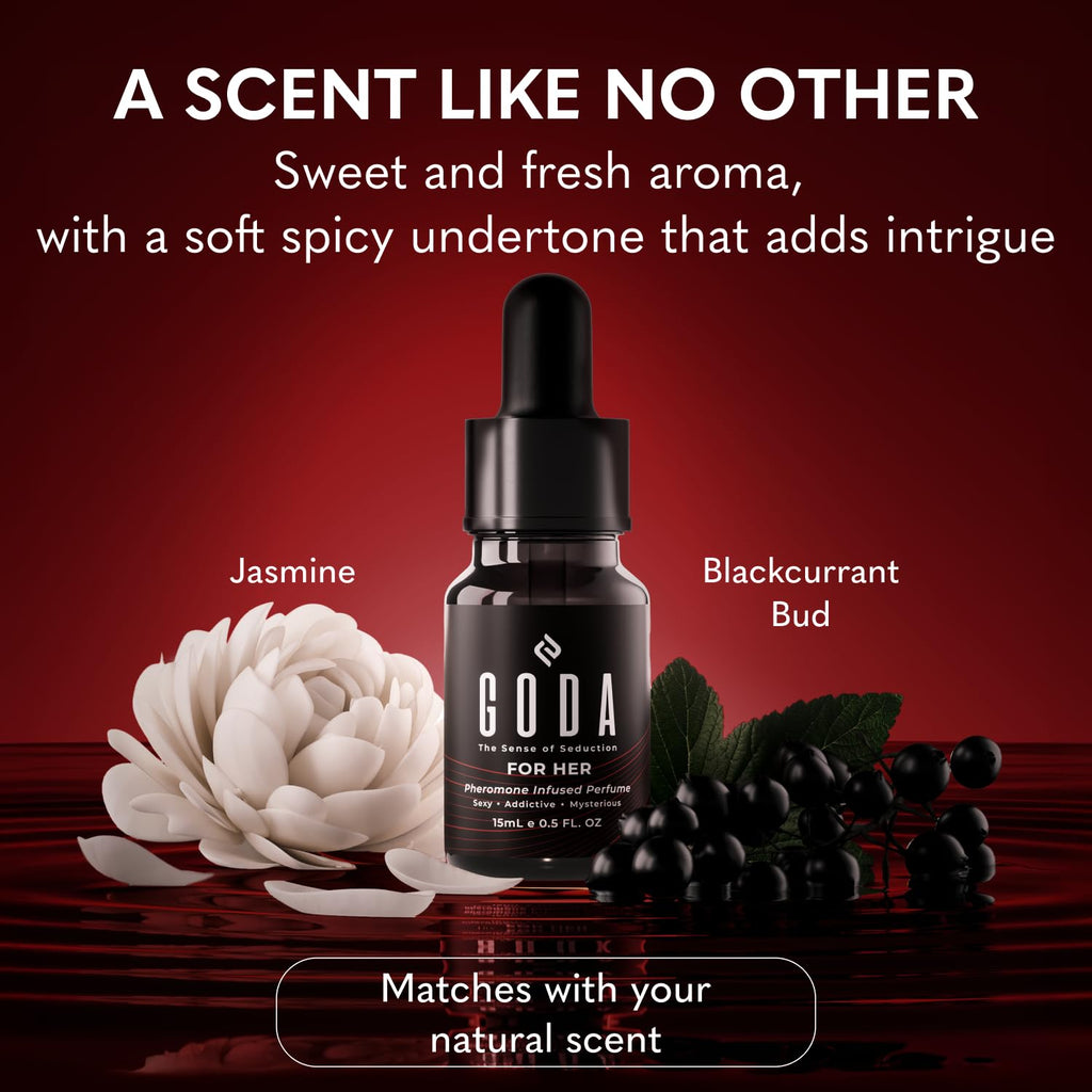 Pheromones Perfume + Silk Body Oil Bundle Floral Fragrance with Jasmine & Rose Hydrating Body Oil 100ml Vegan L720
