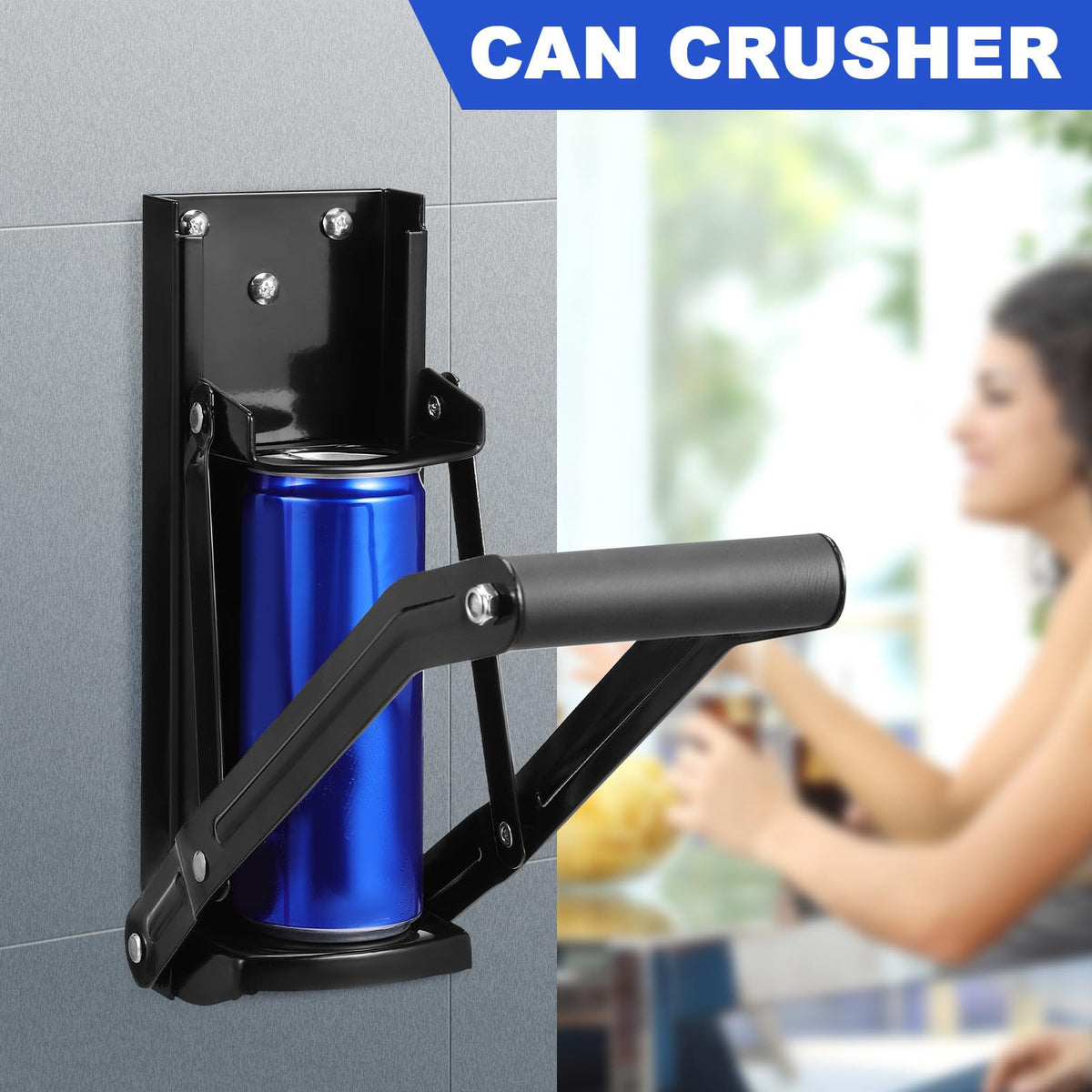 Stainless Steel Wall Mounted Can Crusher T139