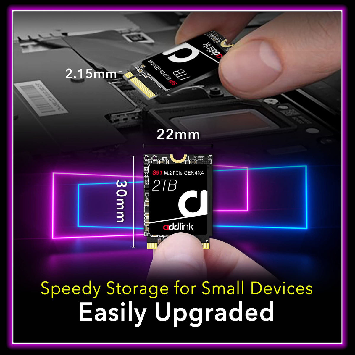 2TB 2230 NVMe PCIe Gen4x4 Internal SSD F335