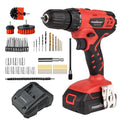 20V Cordless Drill Driver Set with Battery and Charger U9369