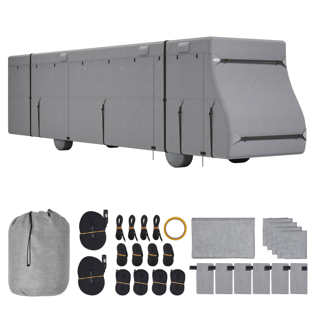 40-43 ft Non-Woven Fabric Waterproof RV Cover with Storage Bag U901