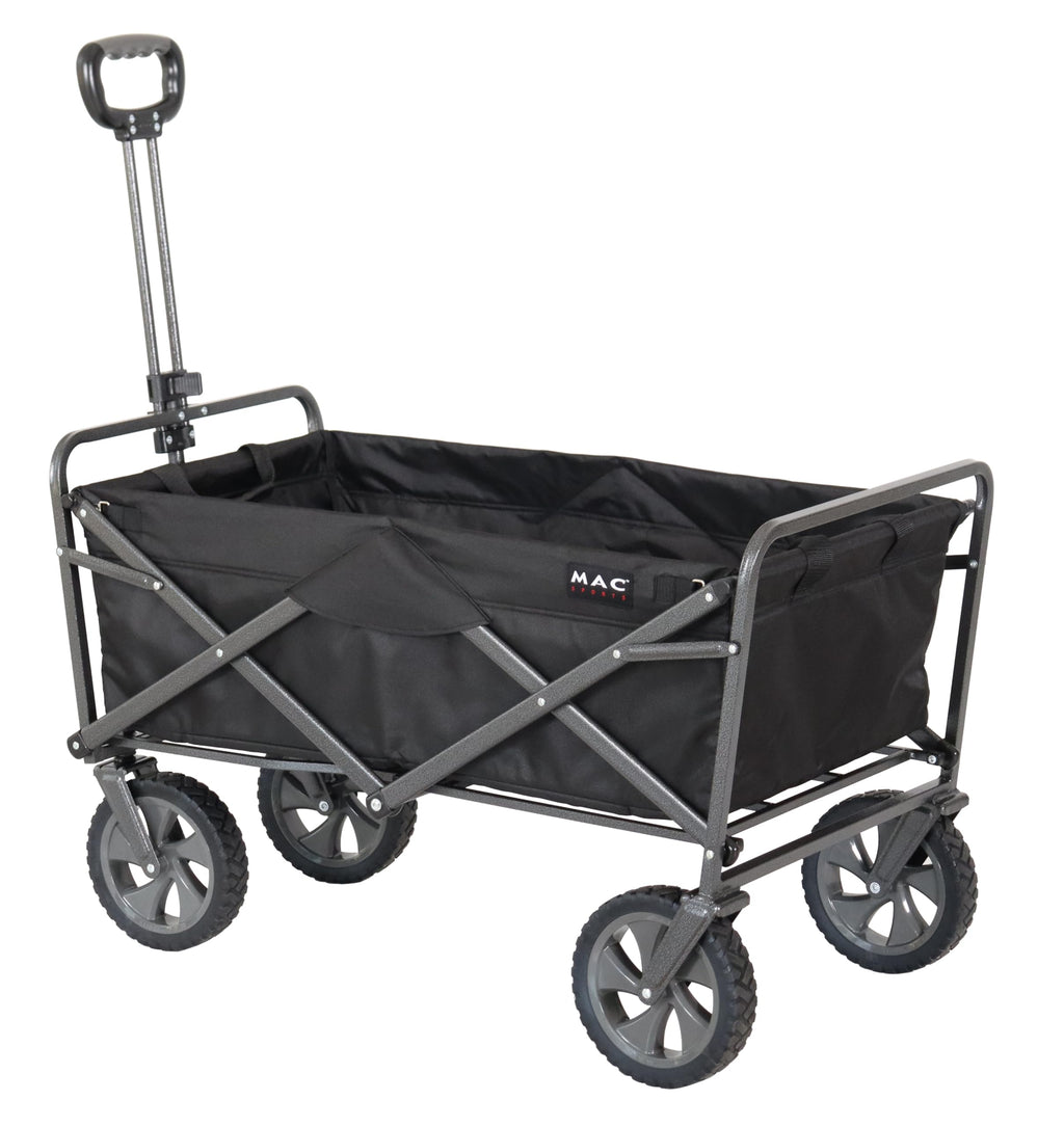 Collapsible Folding Outdoor Utility Wagon, Black F915