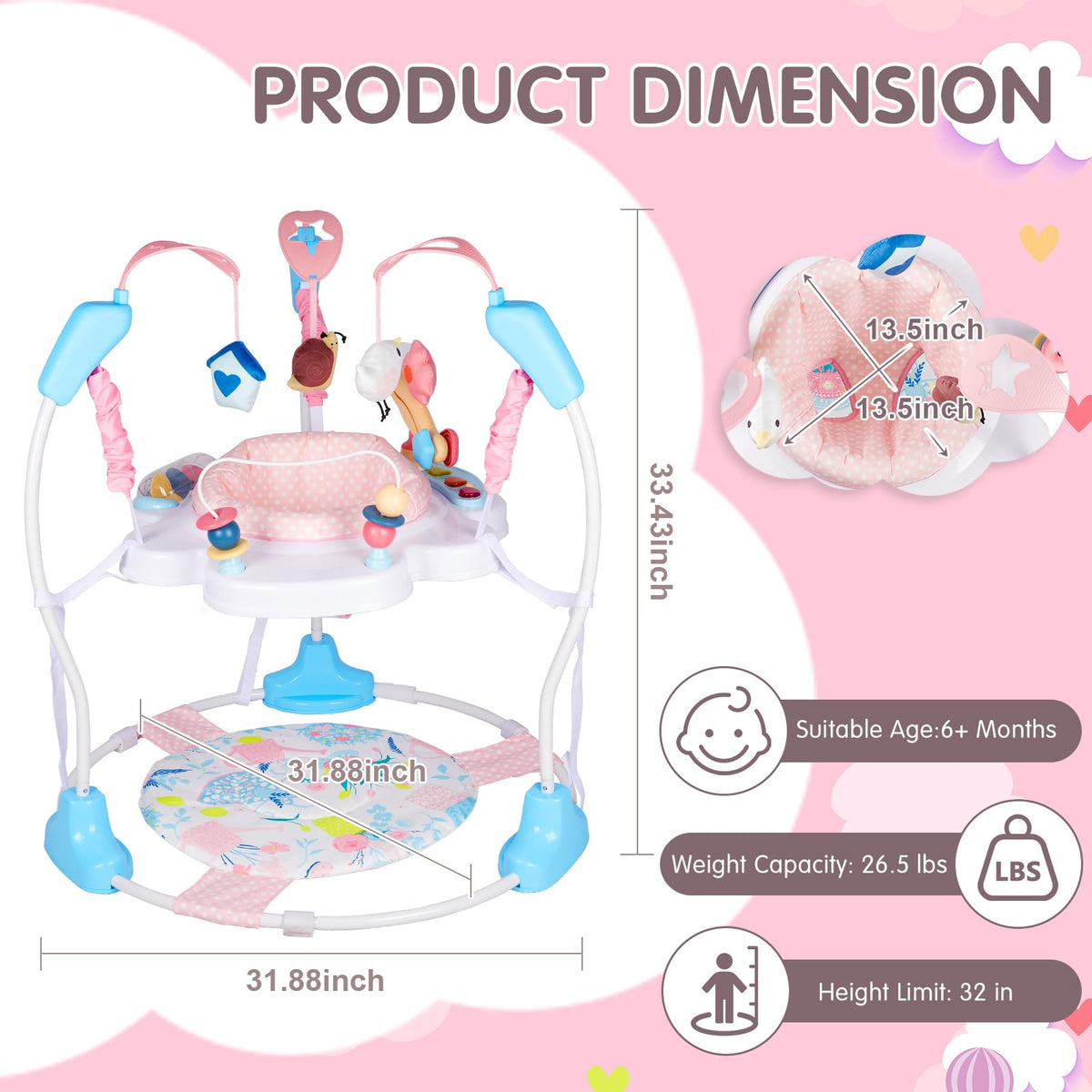 3-in-1 Baby Activity Center P6550