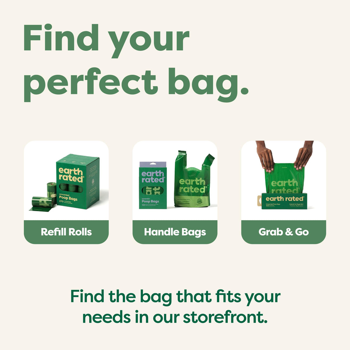 Dog Poop Bags on Refill Rolls, 270 Bags, Lavender Y492