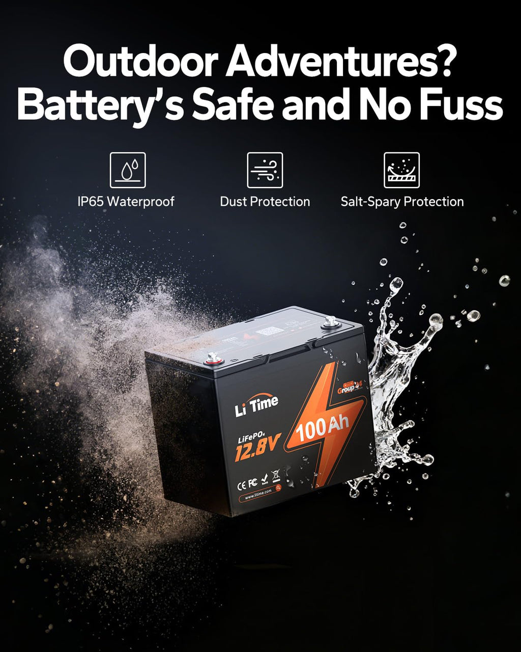12v 100Ah LiFePO4 Lithium Battery Z9737