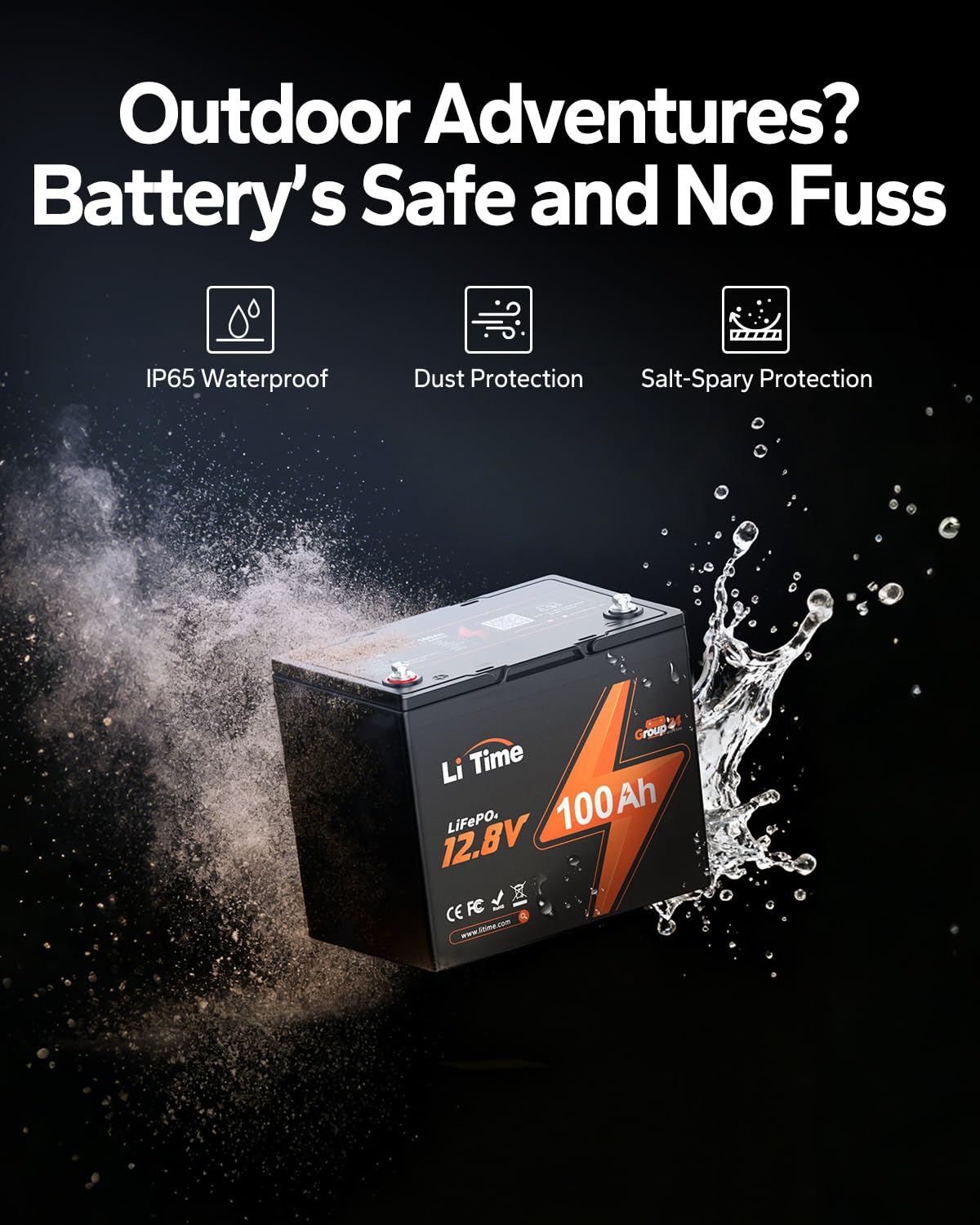 12v 100Ah LiFePO4 Lithium Battery Z9737