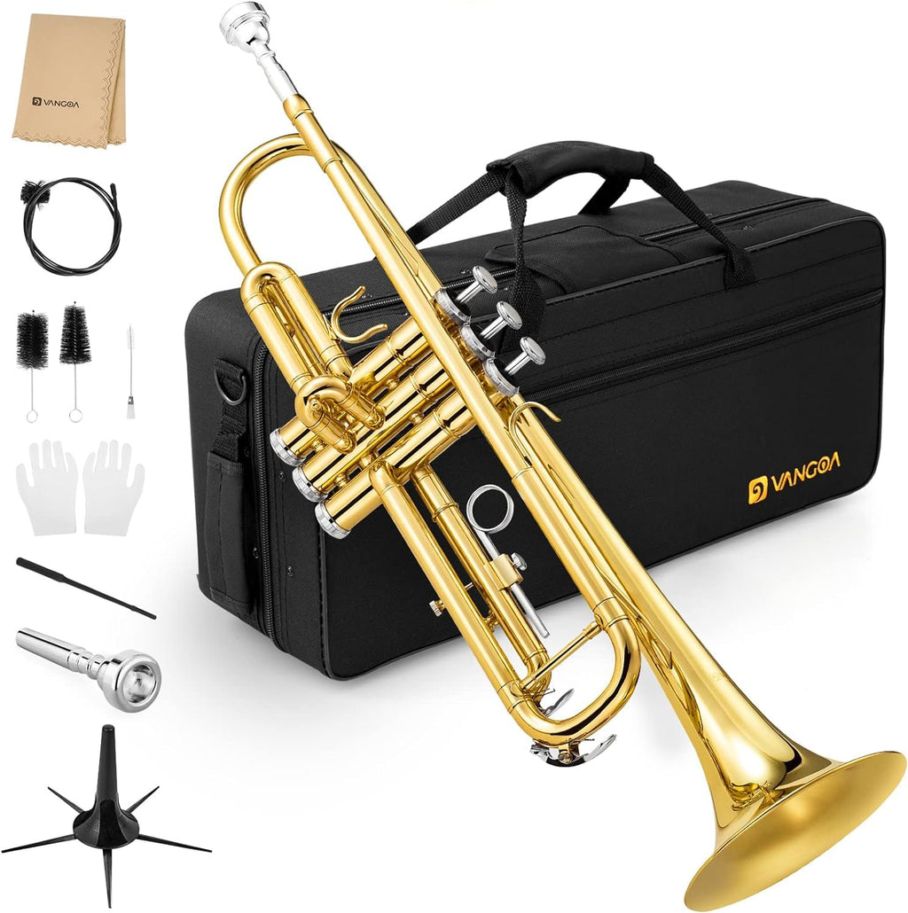 Bb Trumpet Gold Finish Brass R56460