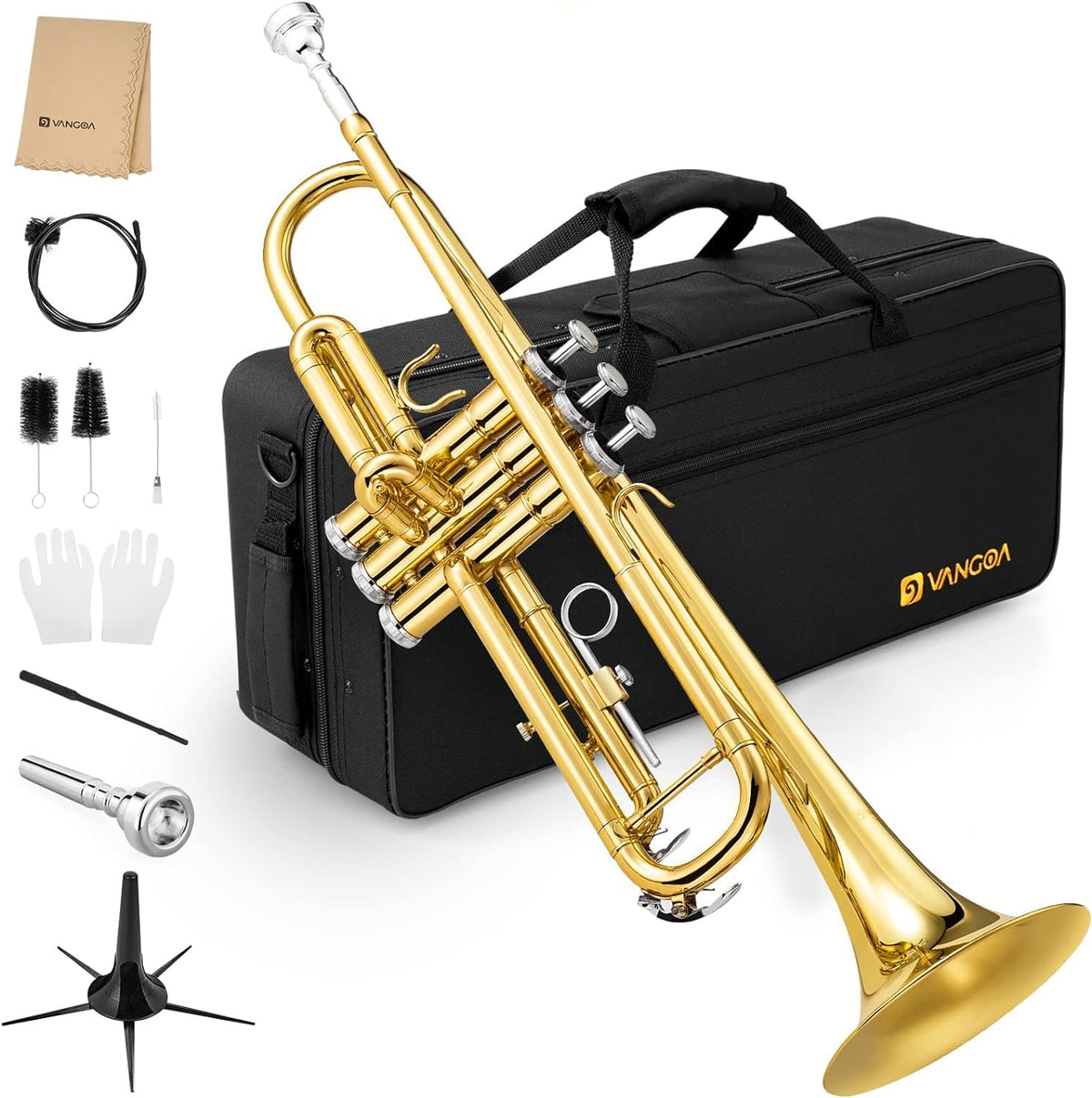 Bb Trumpet Gold Finish Brass R56460