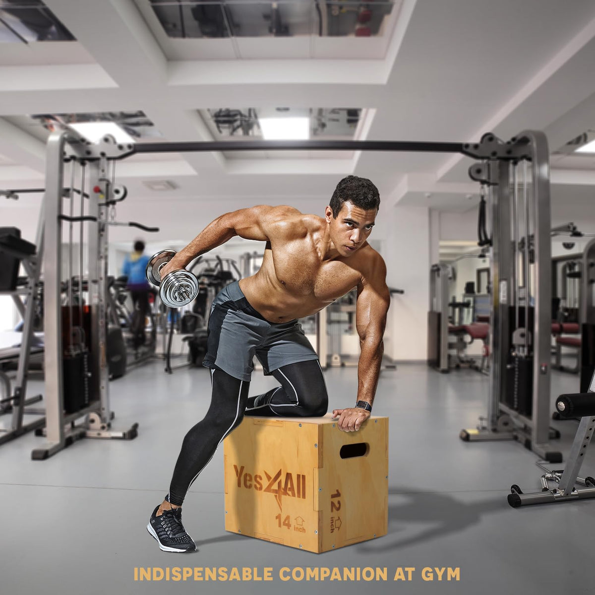 3-in-1 Wooden Plyo Box D53669