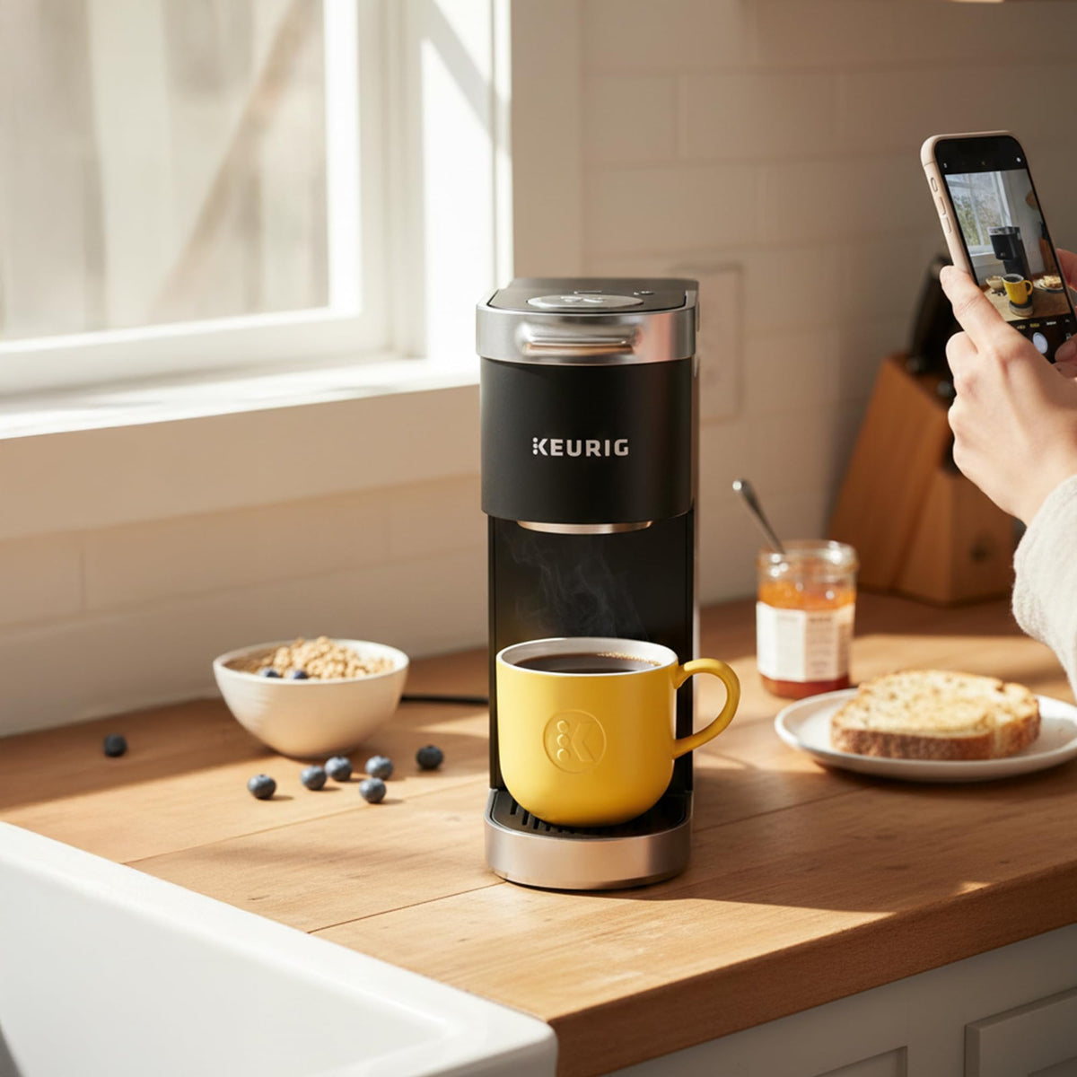 Single Serve Coffee Maker Black I2461