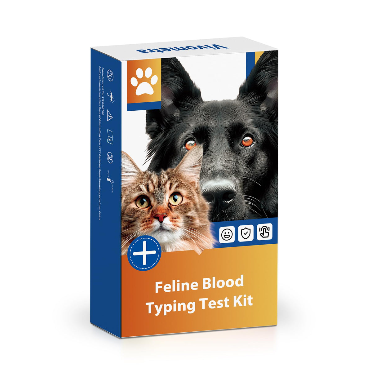 Cat Blood Typing Test Kit with Stainless Steel ID Tag W37427