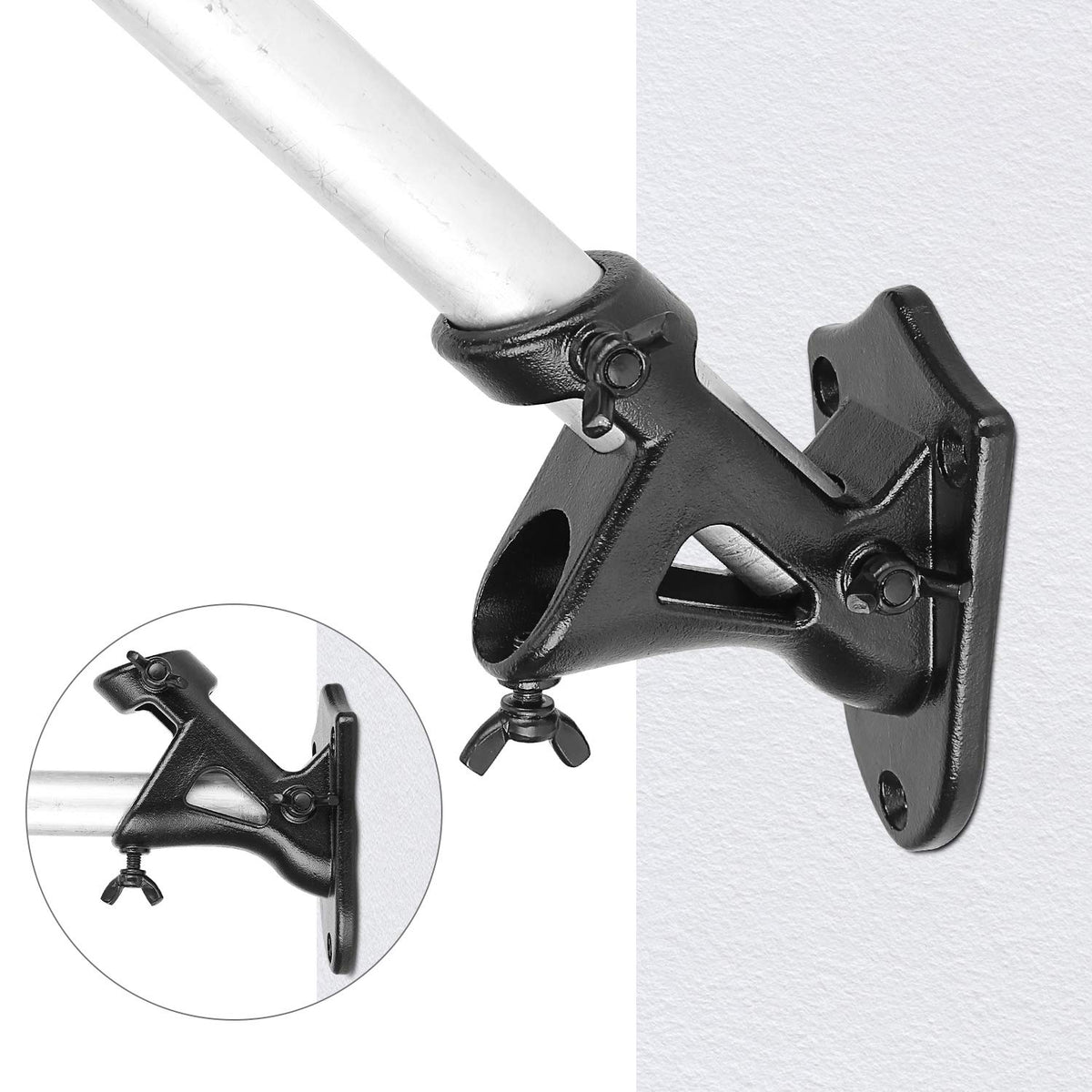 Stainless Steel Heavy Duty Flag Pole Holder E370