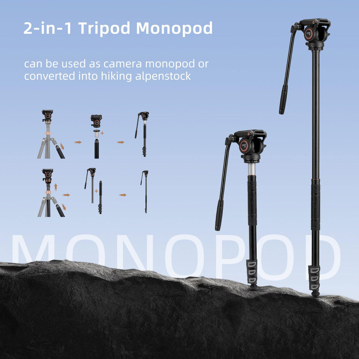 Carbon Fiber 4-Section Tripod R76644