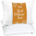 King Size Bed Pillows Set of 2 Cooling Down Alternative G3017