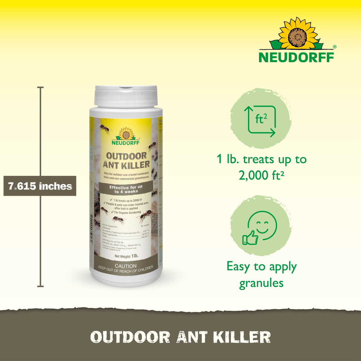 Outdoor Ant Bait Granules 1 LB H373819