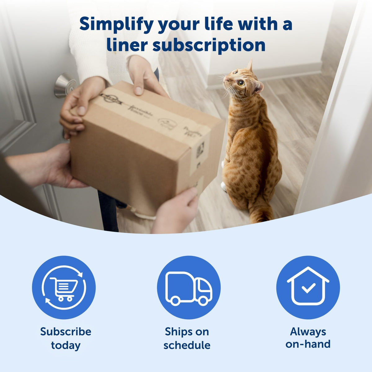 25 Count Litter Box Waste Bin Liners X391055