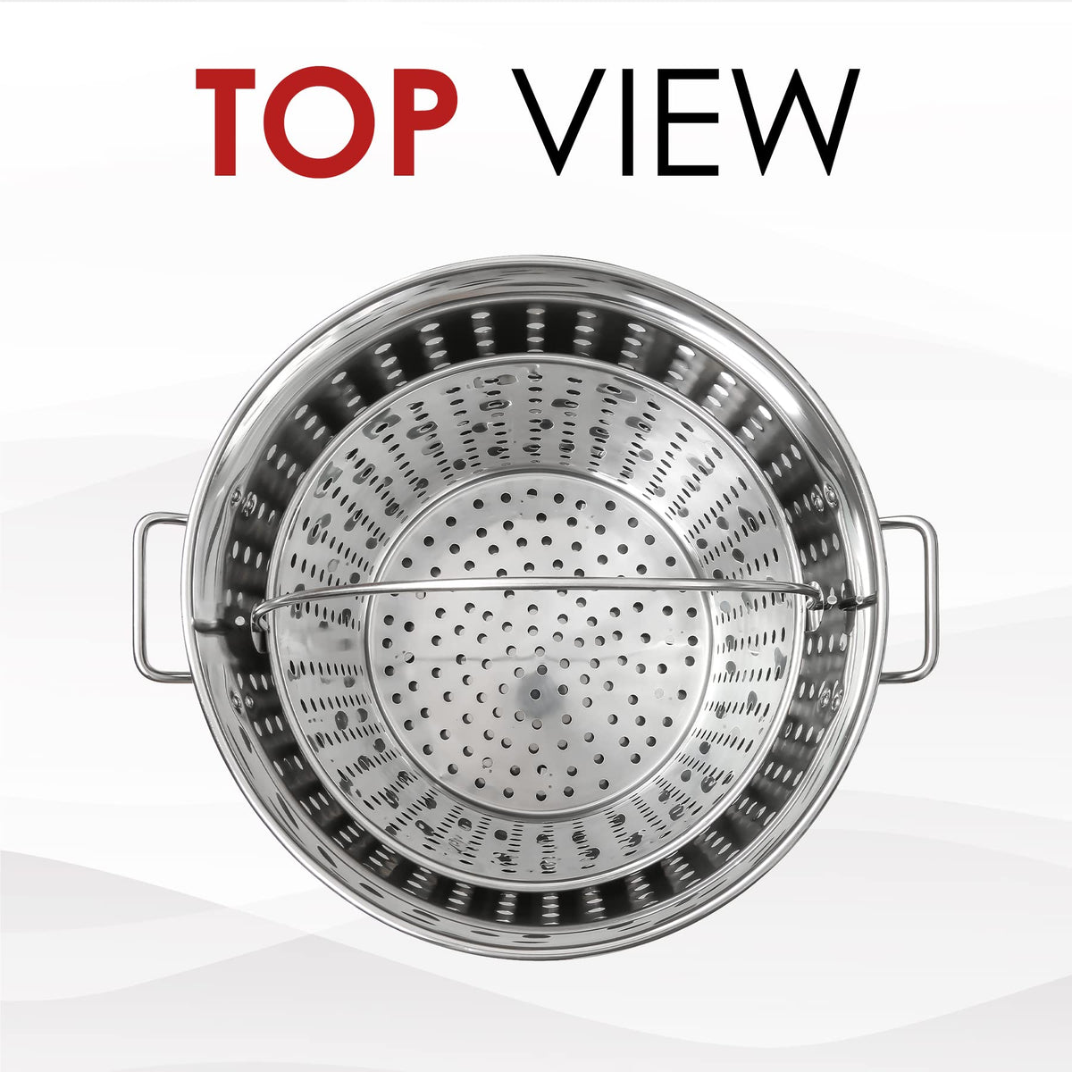 Stainless Steel 40 QT Stock Pot with Steamer Basket and Propane Burner U215
