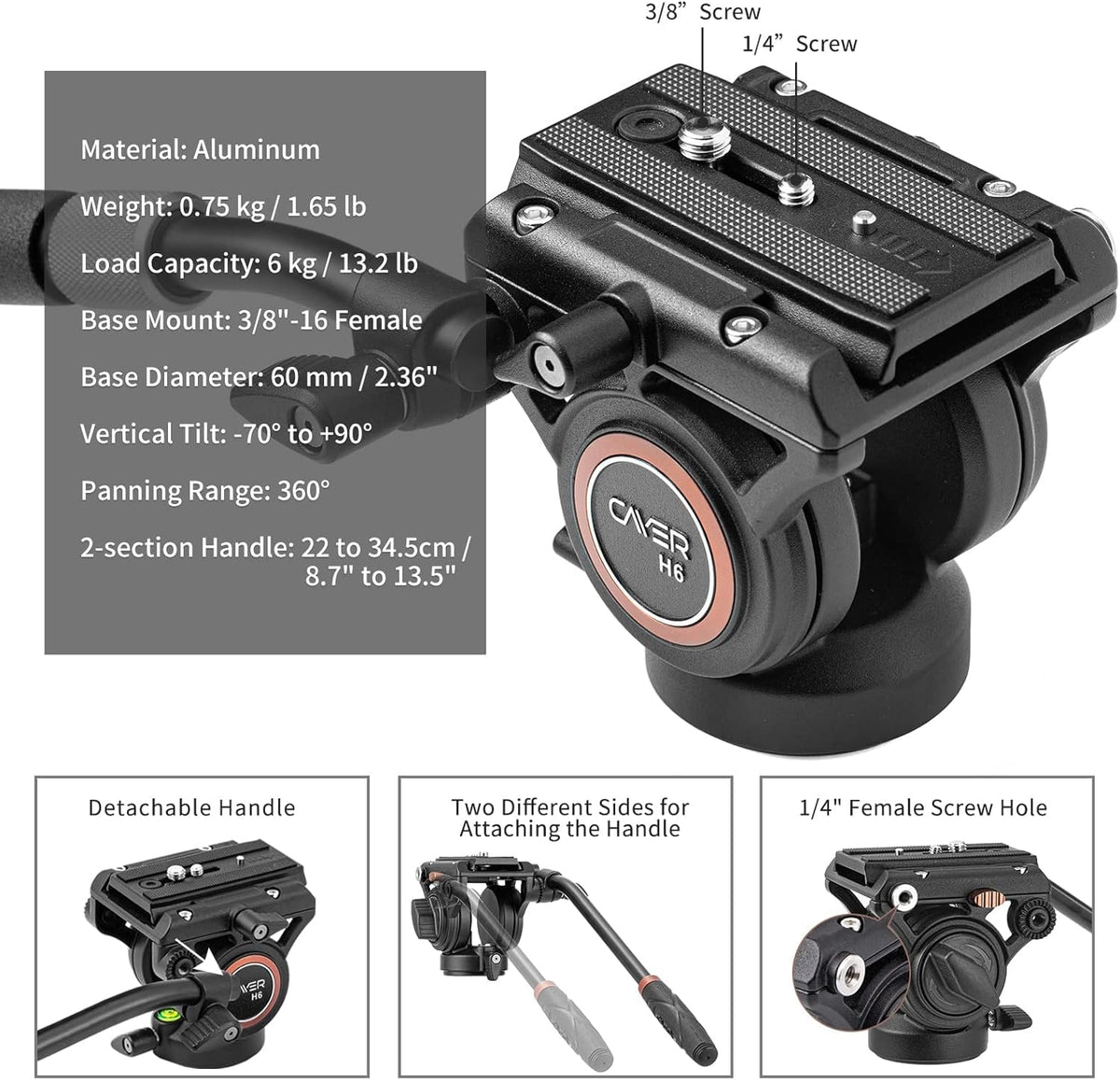 Carbon Fiber 4-Section Tripod R76644