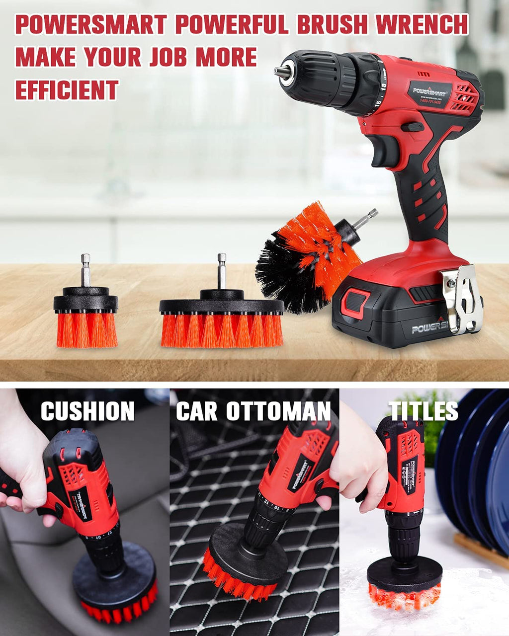 20V Cordless Drill Driver Set with Battery and Charger U9369
