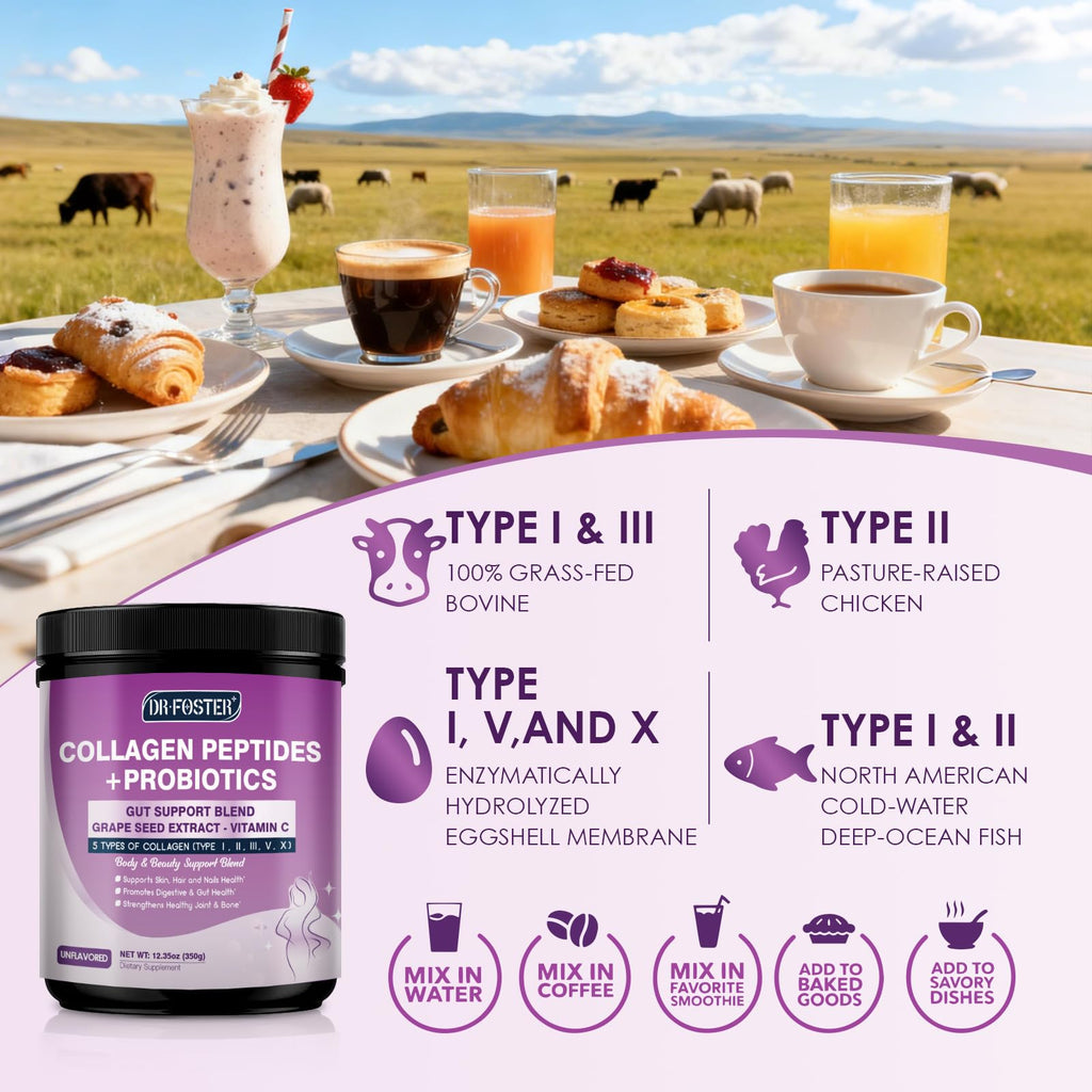 Collagen Peptides Powder with Probiotics W7289