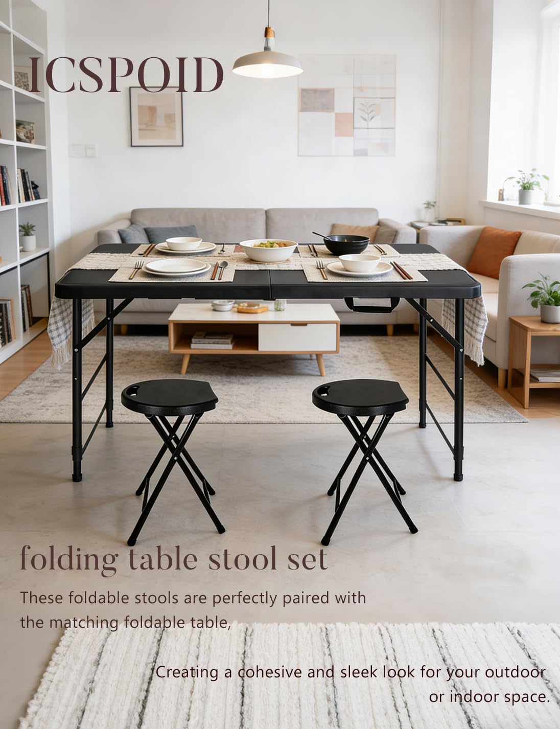 18 Inch Folding Stool with Handle L86113