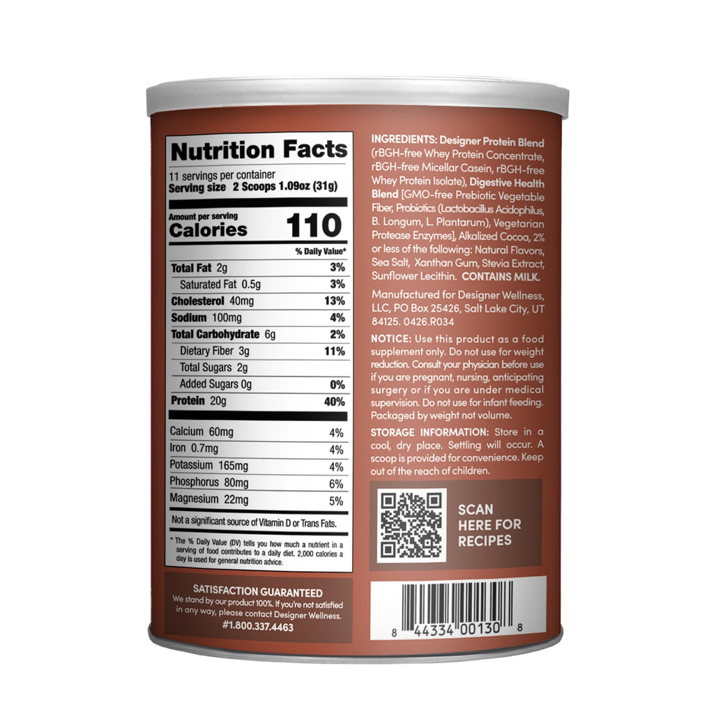 Chocolate Whey Protein Powder 12 oz I341