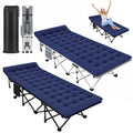 2 Pack Folding Camping Cot with Mattress Q6014