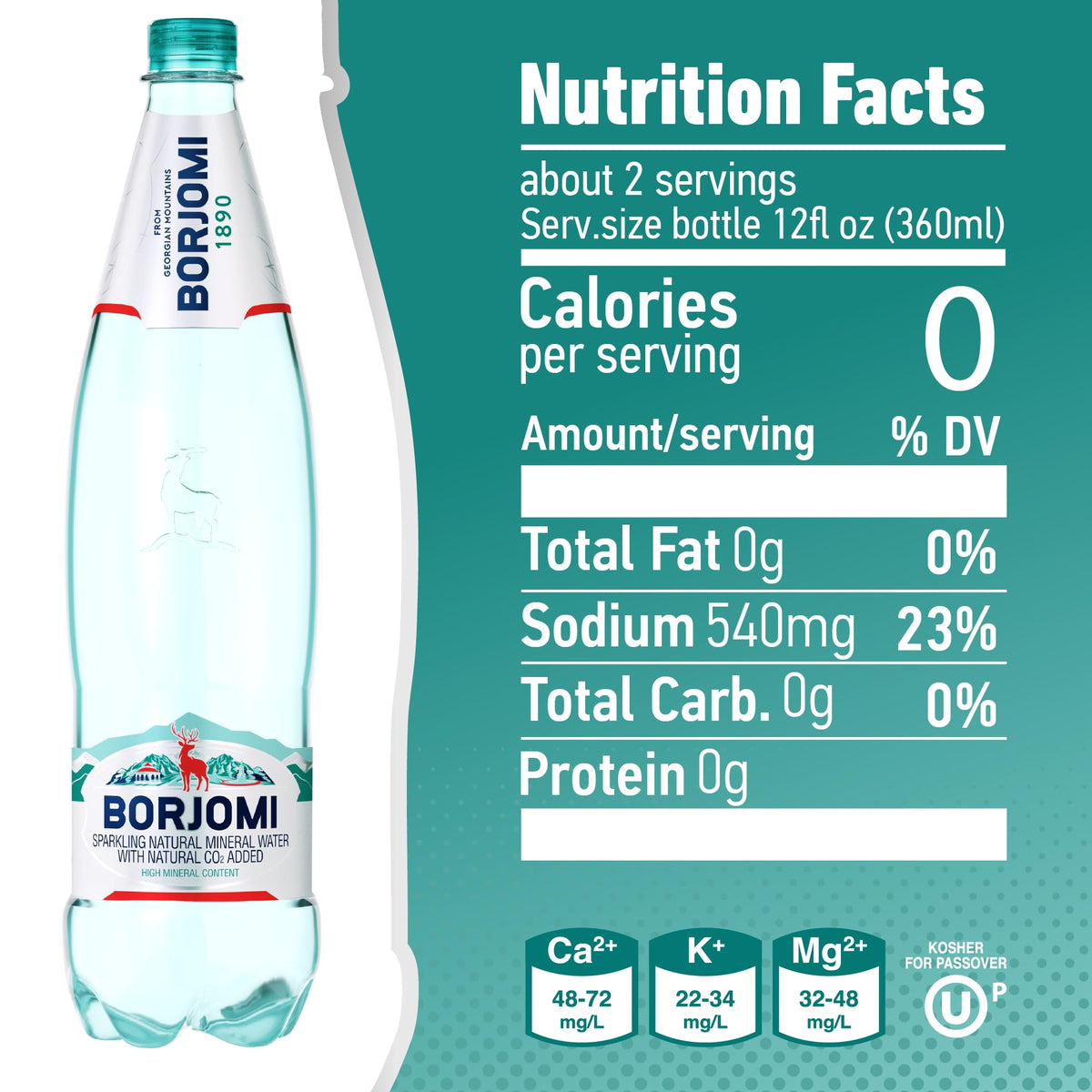 Sparkling Mineral Water 33.8 oz 6 Pack S22562