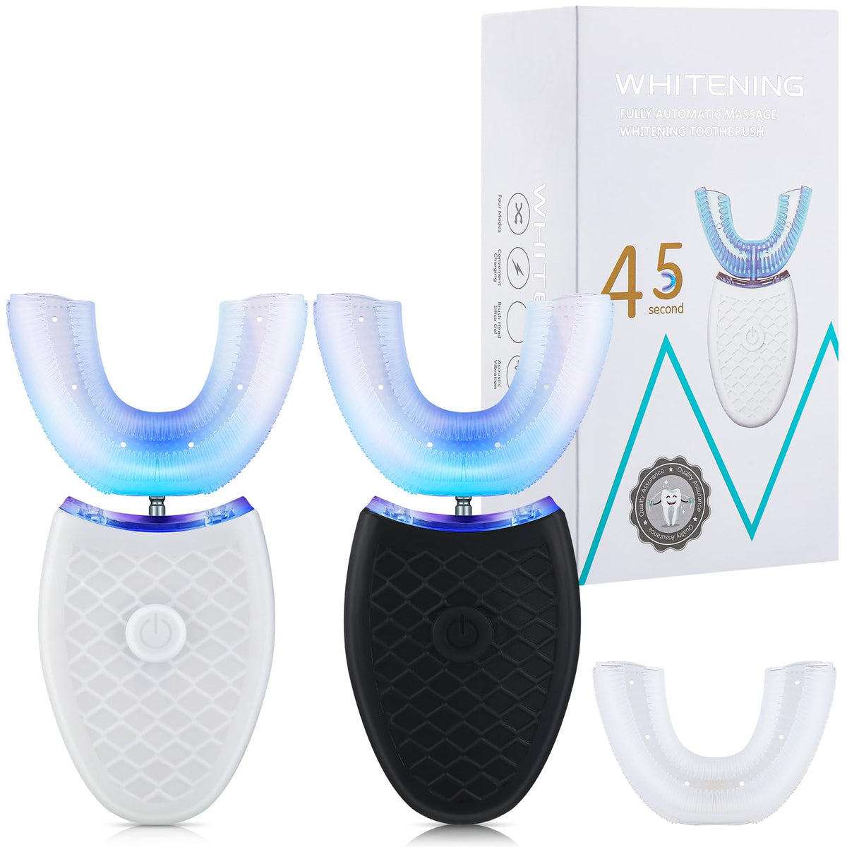 2 Pack U Shaped Automatic Toothbrushes E39469