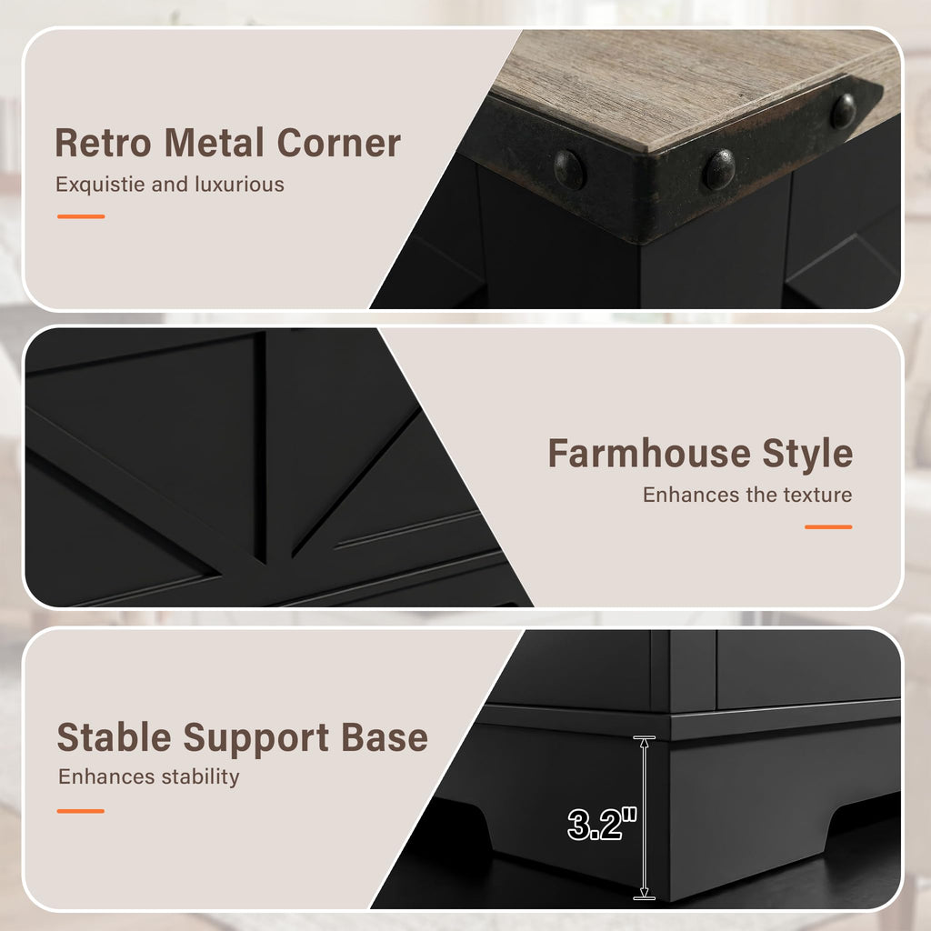 Black Lift Top Wood Coffee Table with Storage I47231