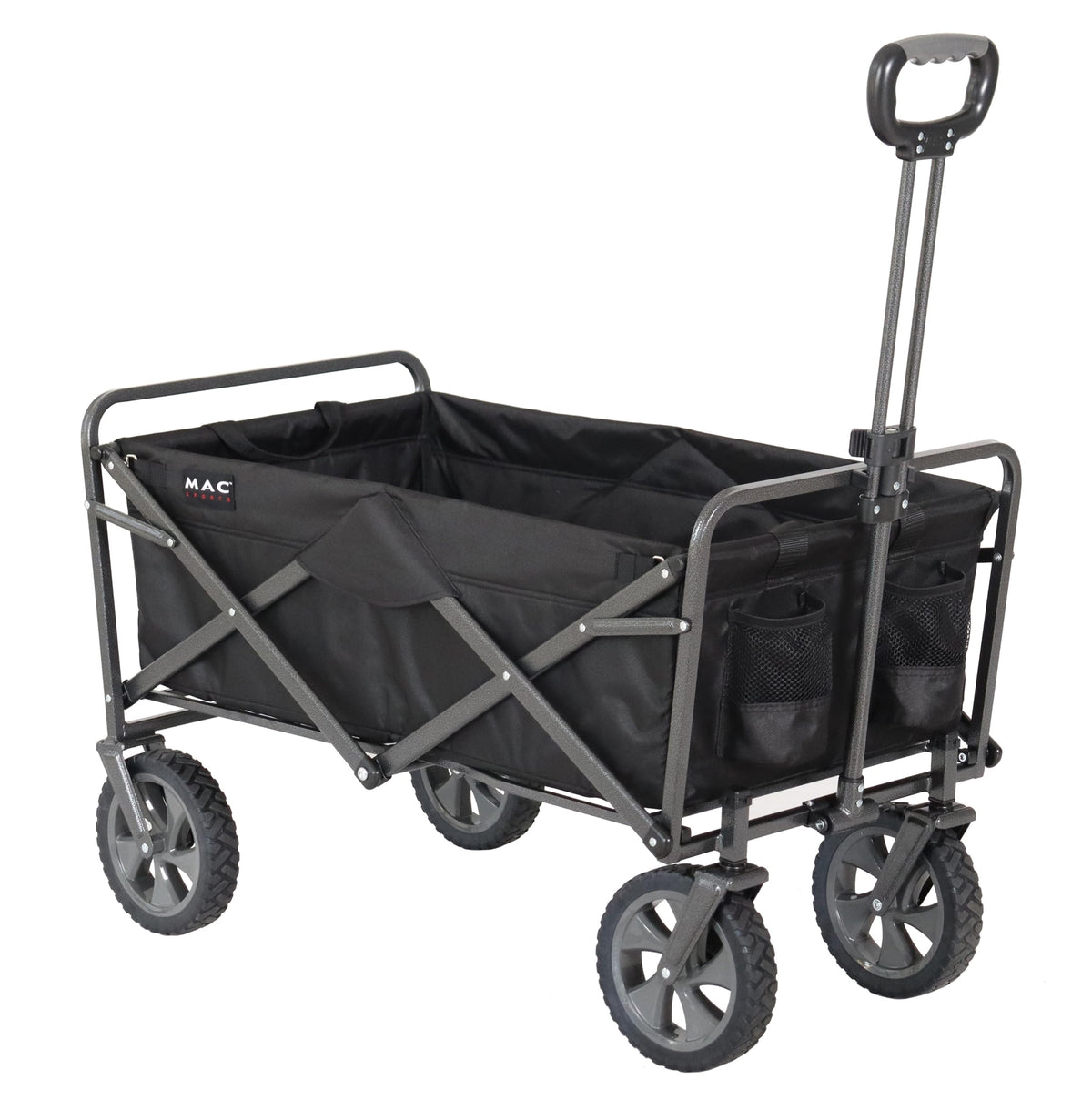 Collapsible Folding Outdoor Utility Wagon, Black F915