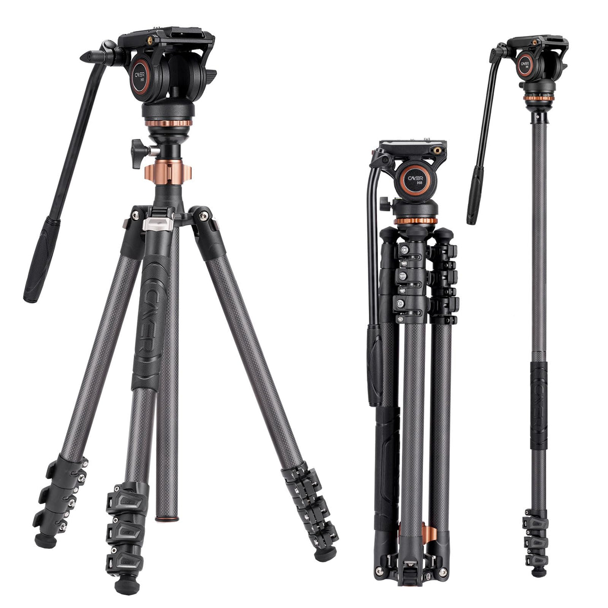 Carbon Fiber 4-Section Tripod R76644