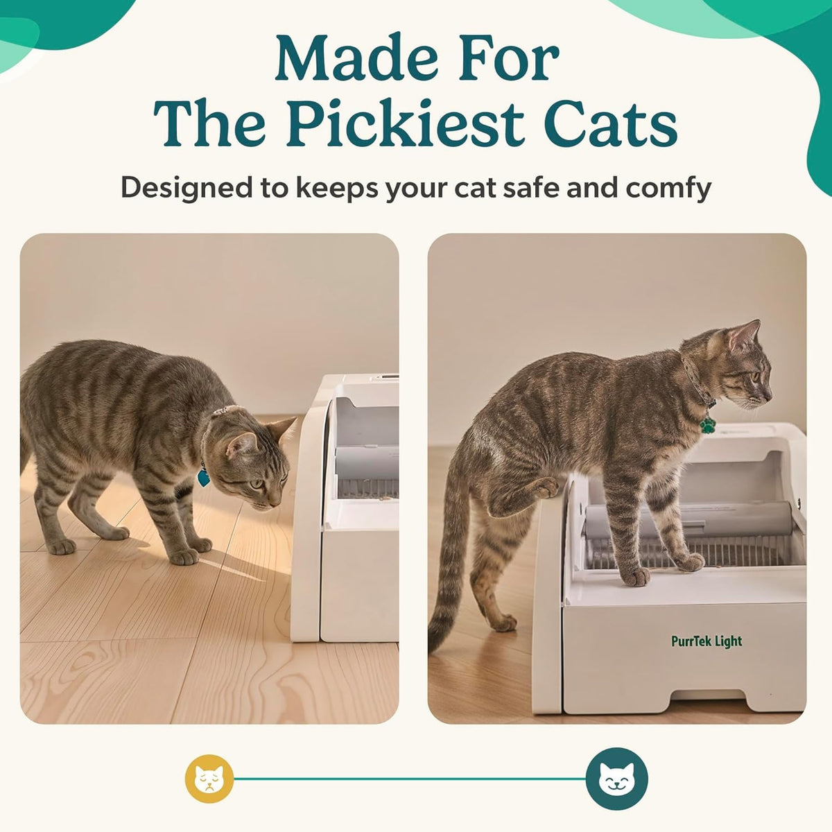 Open Top Automatic Self Cleaning Litter Box A64251