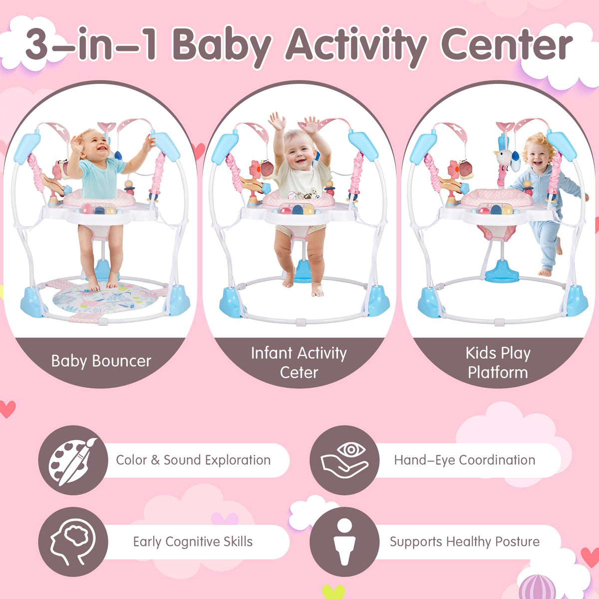 3-in-1 Baby Activity Center P6550