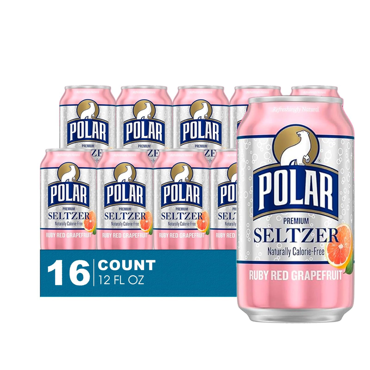 Ruby Red Sparkling Water 16 Pack 12 fl oz Can F565