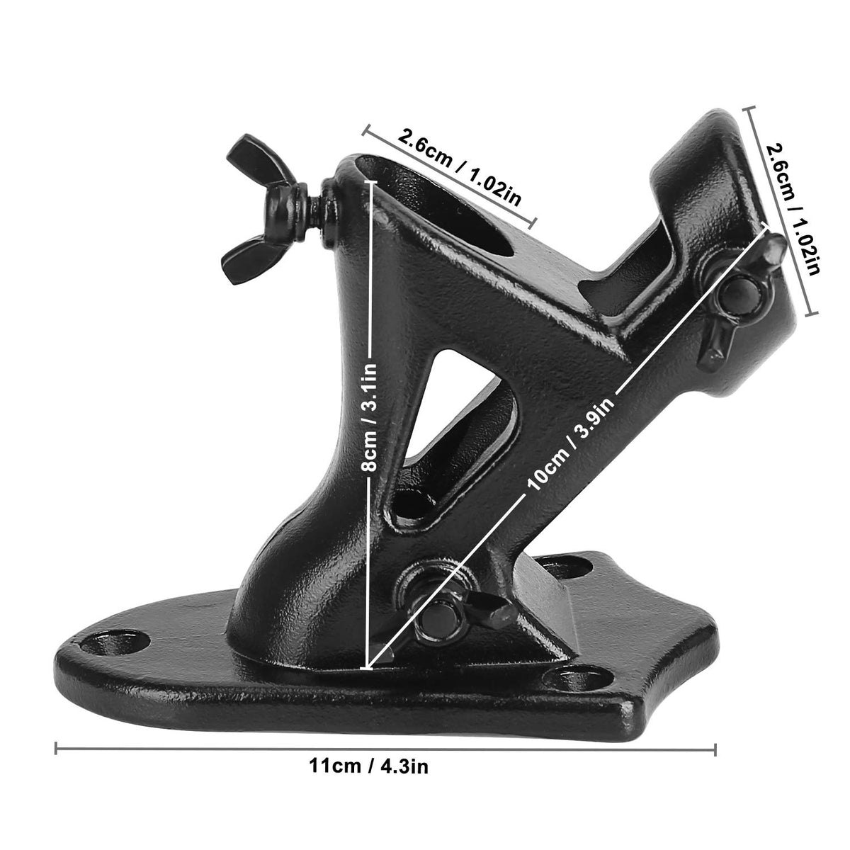 Stainless Steel Heavy Duty Flag Pole Holder E370