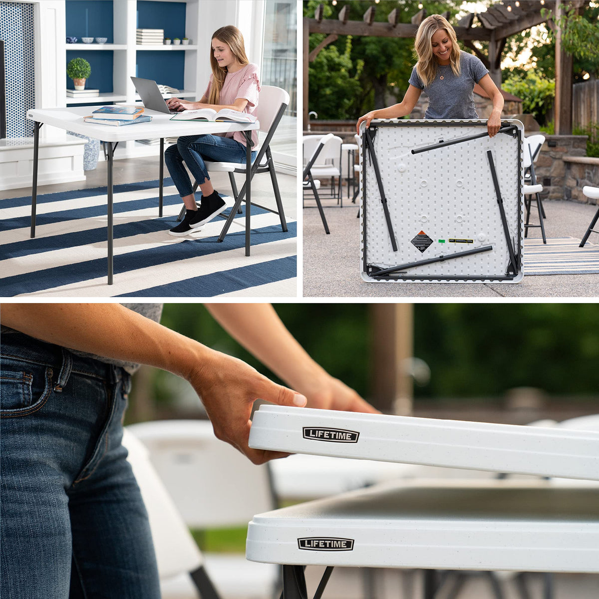 37-Inch Square Folding Card Table Q530