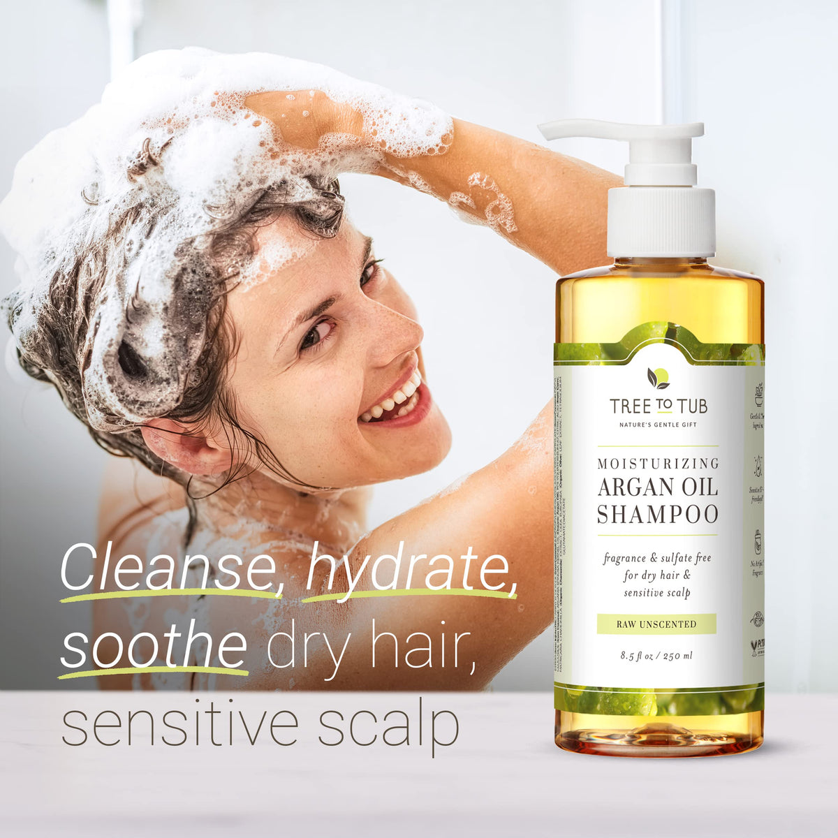 Fragrance Free Shampoo and Argan Oil Conditioner U17184