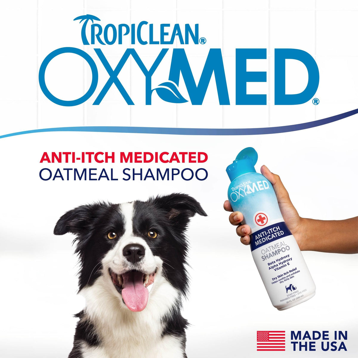 Medicated Dog Shampoo Oatmeal Formula 20oz A987