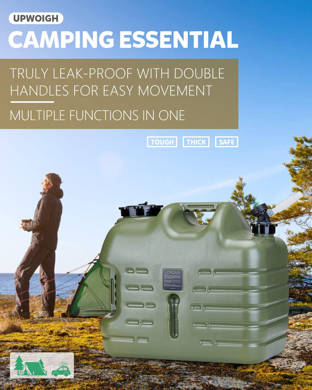 8.2 Gal Camping Water Jug with Spigot I2680