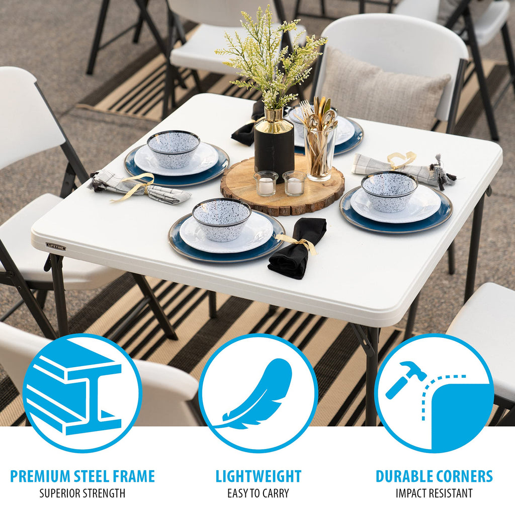 37-Inch Square Folding Card Table Q530
