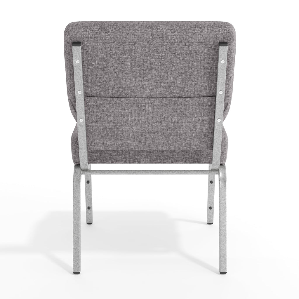 4 Pack Stacking Church Chair in Gray Fabric I5678