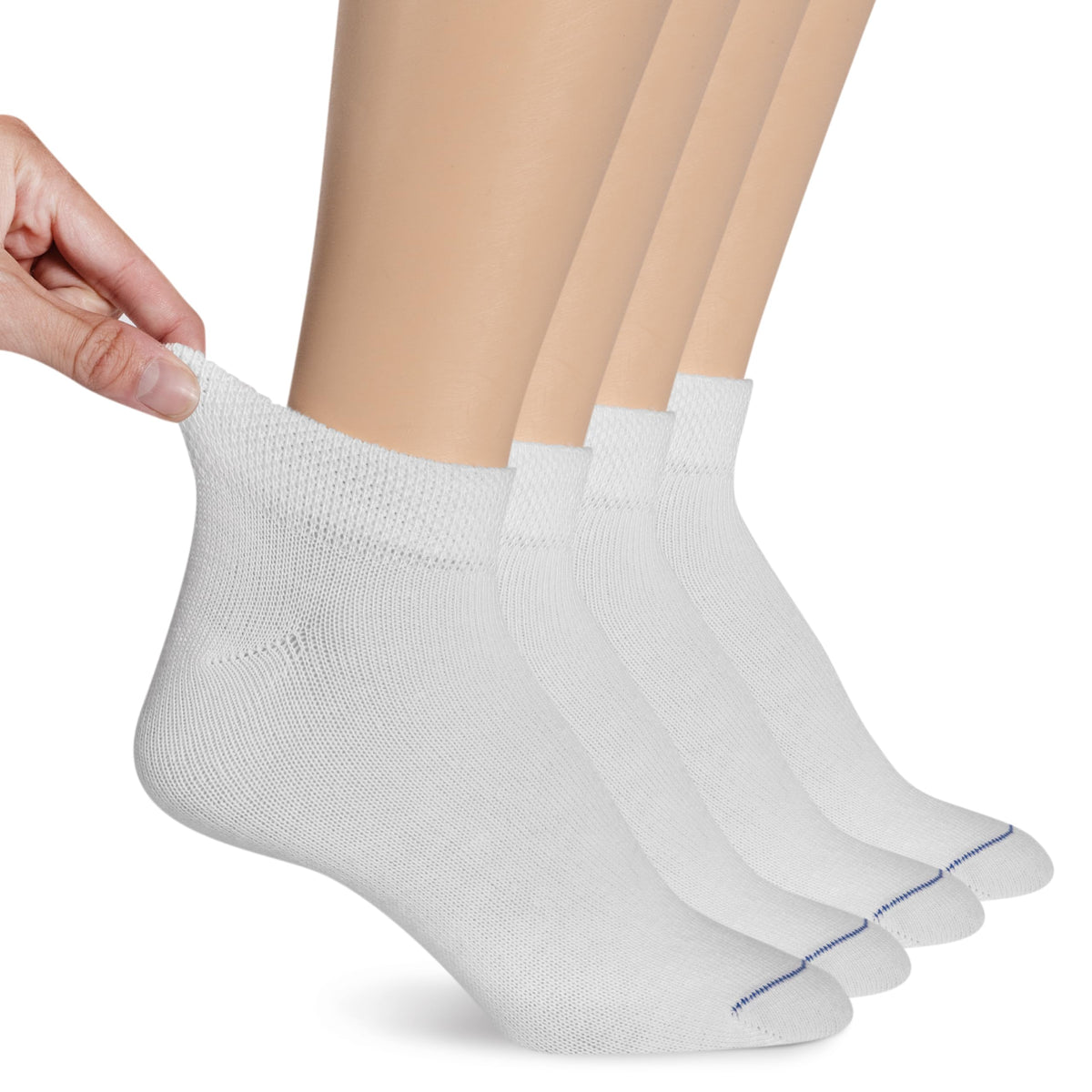 Diabetic Circulatory Flat-Knit Socks W27647