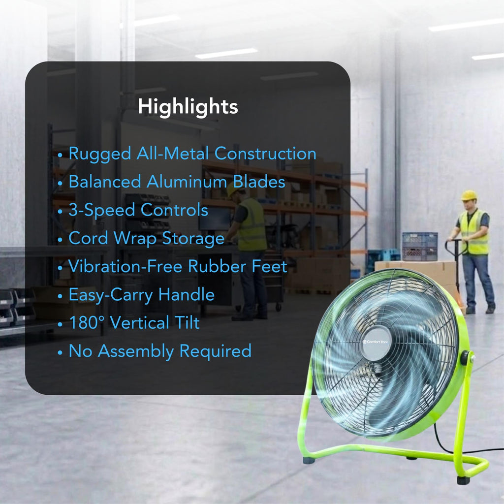 18-Inch High-Velocity Industrial Floor Fan P708925