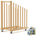 Canvas Storage Rack with Wheels and Handle K2405