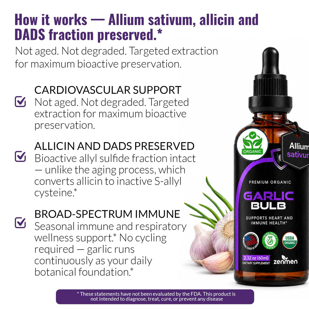 Organic Odorless Garlic Supplements X49161