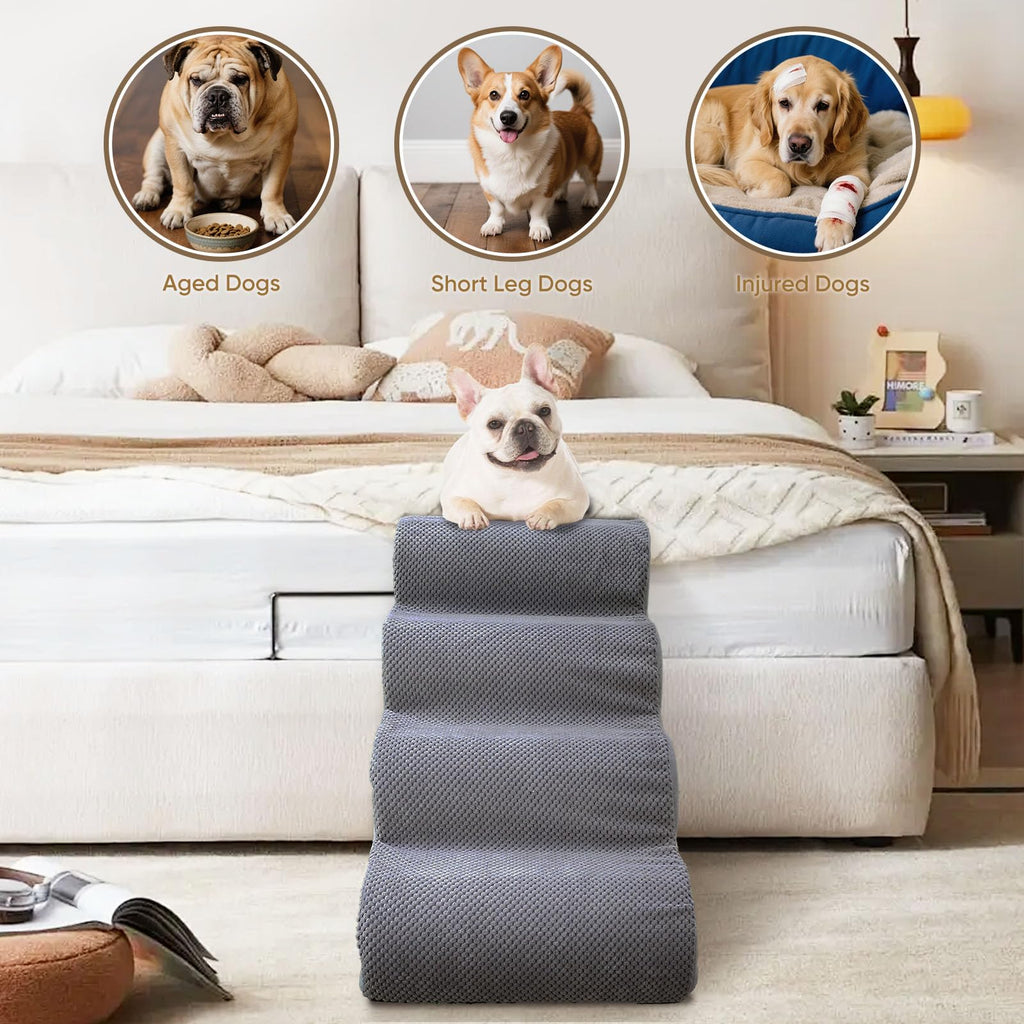 4-Step Grey Pet Stairs K537127