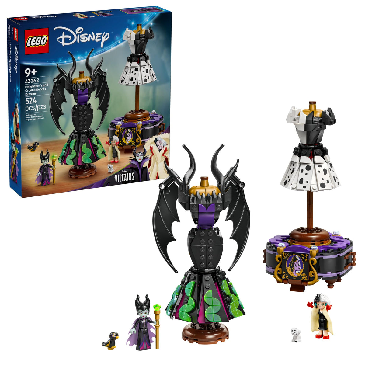 Disney Villains Dresses Building Toy V974