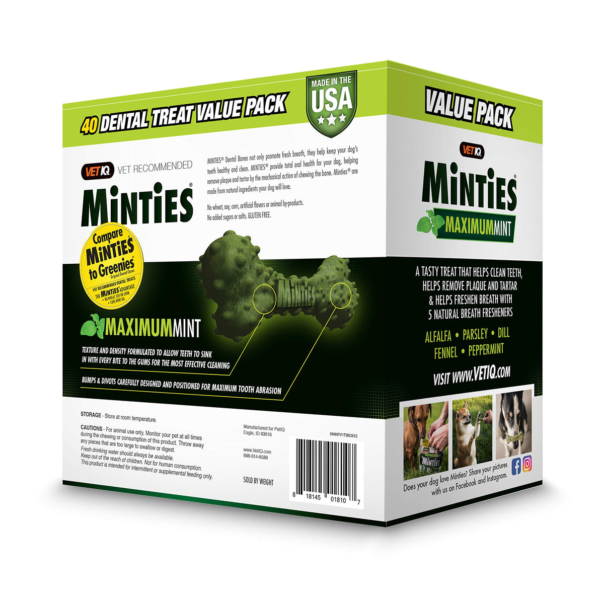 Minties Dog Dental Bone Treats V76394