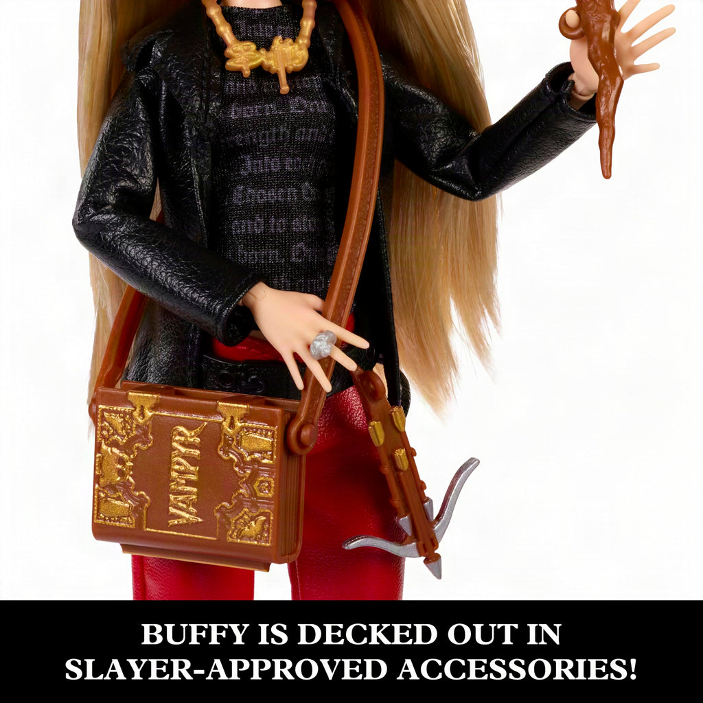Buffy & Angel Dolls 2-Pack with Faux Leather Clothes T8636